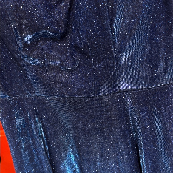 City Studio Midnight Blue Glitter Dress - Picture 2 of 4